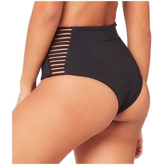 L*space Pink High Waist Bitsy Bottom - Picture 4 of 5